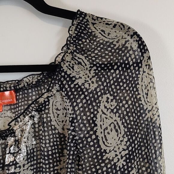 Hale Bob Cabana Semi Sheer Cover-up Tunic - Picture 3 of 12